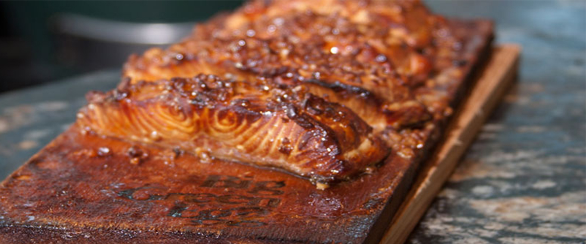 Gena Knox's Planked Salmon