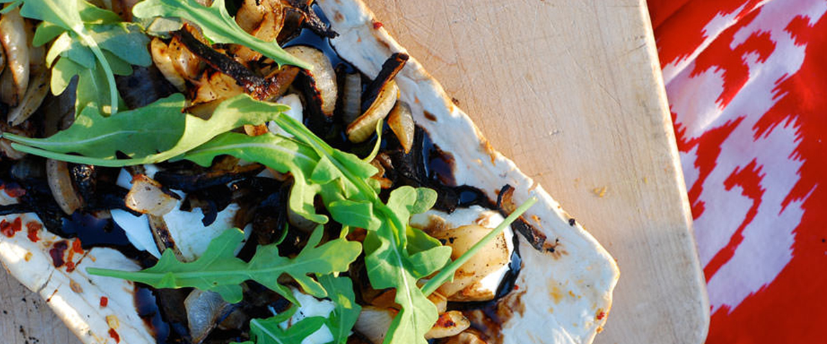 Robyn Lindars' Arugula Pizza