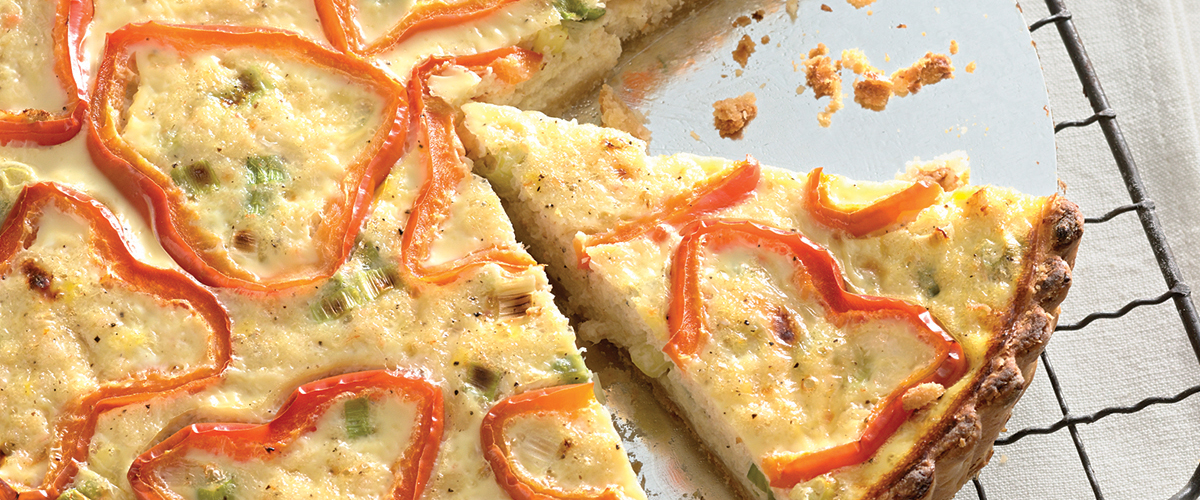 King Arthur Flour's Crab Quiche