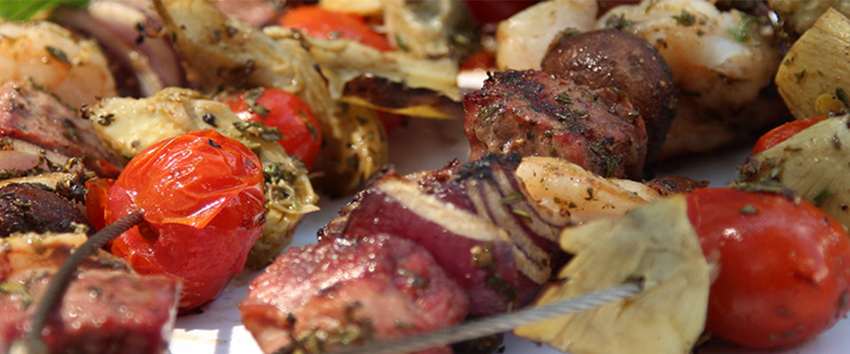 Linkie Marais' Surf Turf Kabobs