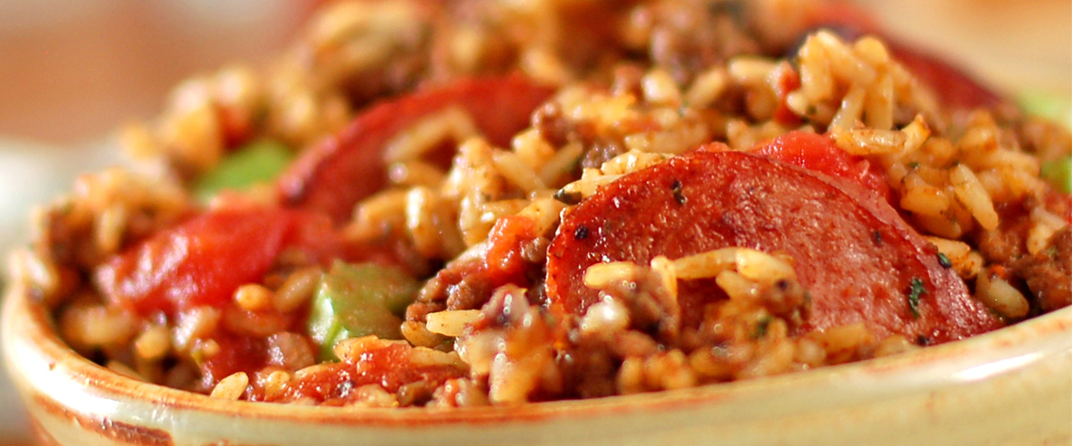 Laura's Lean Beef Easy Jambalaya