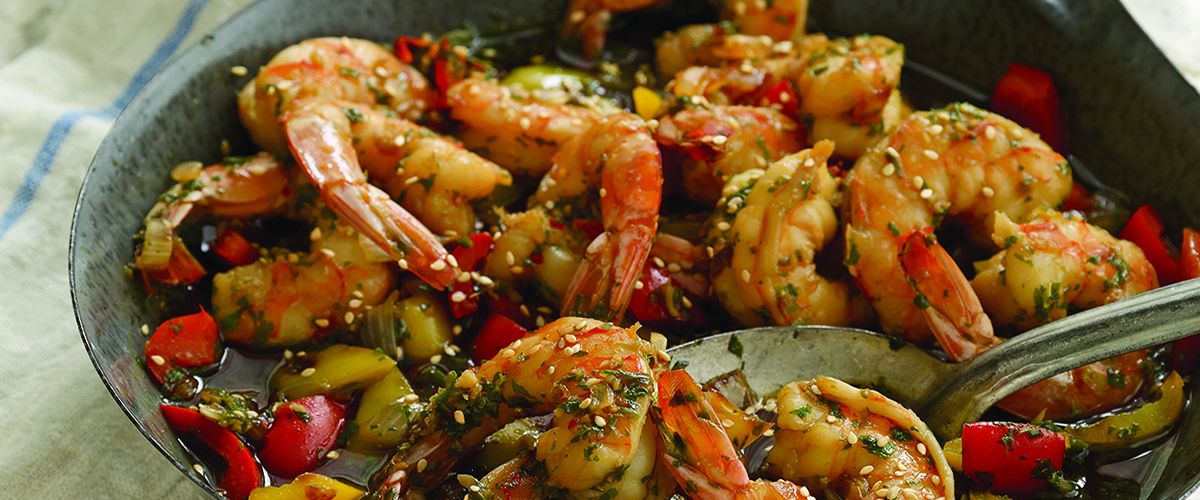 Cheryl Forberg's Sesame Prawns