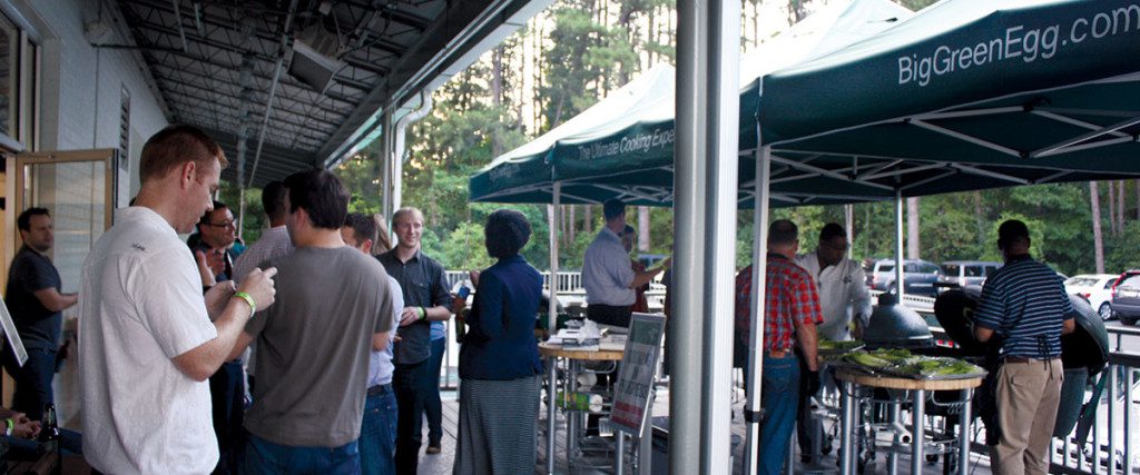 Image of the Big Green Egg Culinary Center - Outside deck