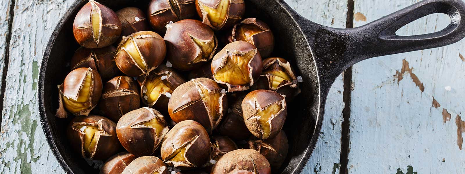 Roasted Chestnuts on the Big Green Egg