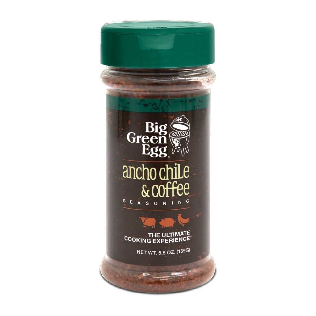 BGE Seasoning Ancho coffee