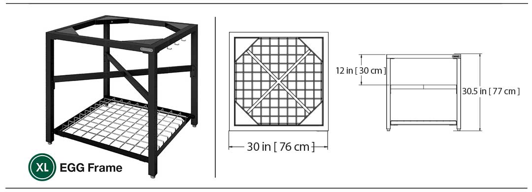 Modular Nest Frame for XL Big Green Egg