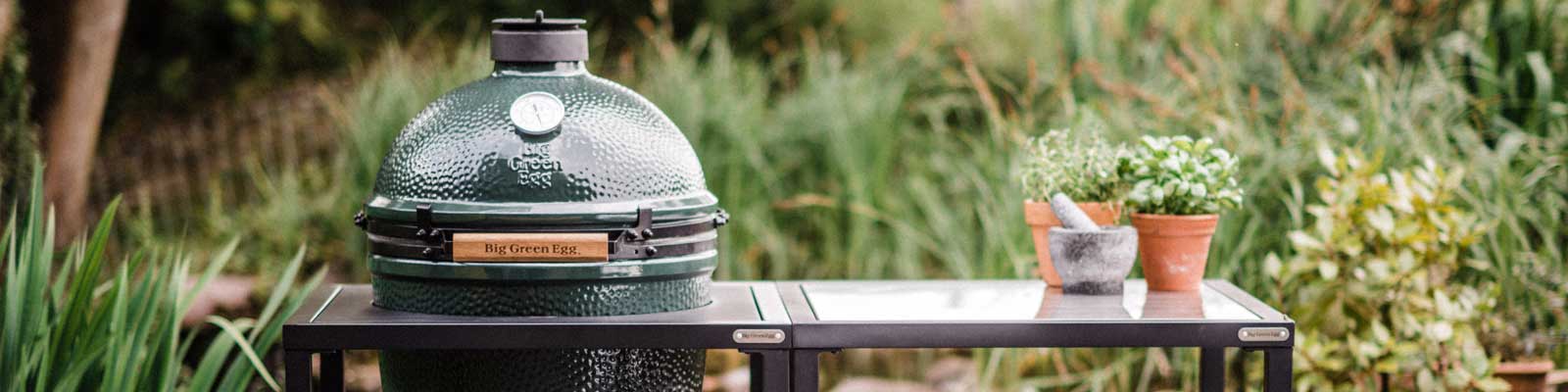 Big Green Egg in Modular Nest