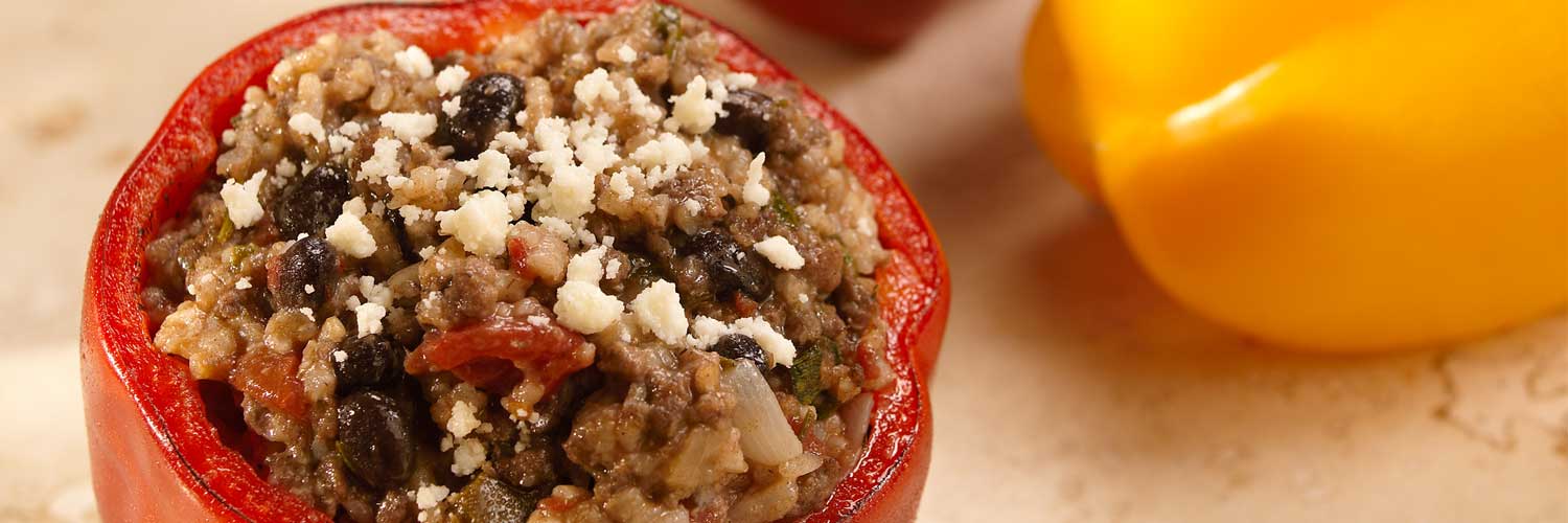 Caribbean Stuffed Peppers