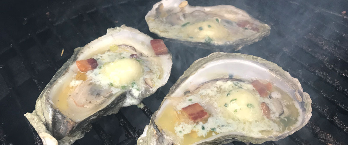 Blue Cheese Compound Butter Oysters