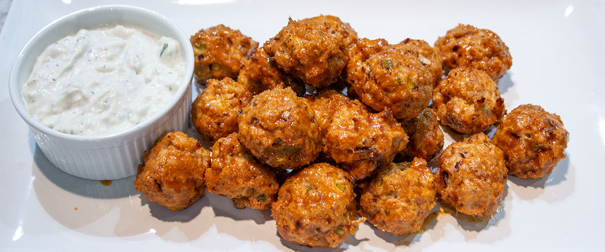 Buffalo Chicken Meatballs