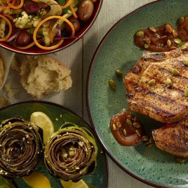 Pork Chops on a plate