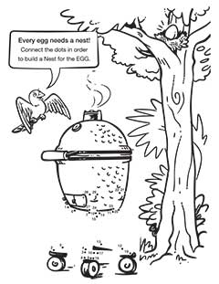 Big Green Egg Coloring Pages and Games