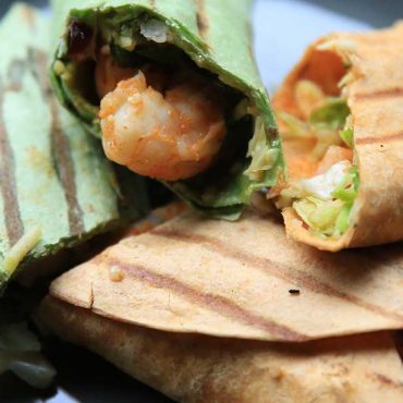 Grilled Shrimp and Taylor Farms® Tangerine Crunch Wraps