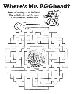 Big Green Egg Coloring Pages and Games