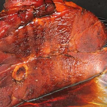 Roasted Ham with Coca Cola Mustard Glaze