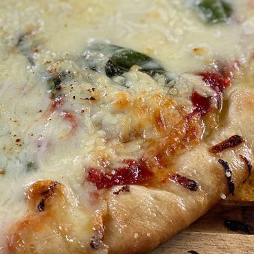 Cheesy Mushroom Pizza