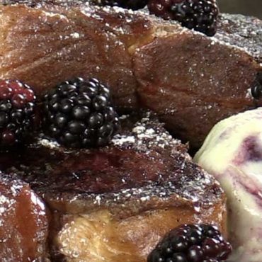 Ice Cream Dipped French Toast from The Grilling Show