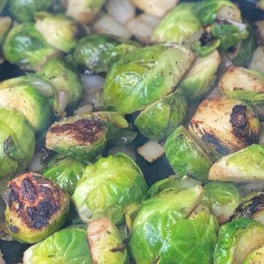 Roasted Brussels sprouts