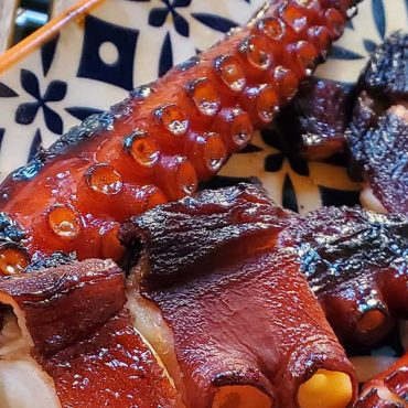 Maple Glazed Applewood Smoked Octopus