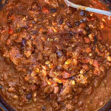 Over the top chili