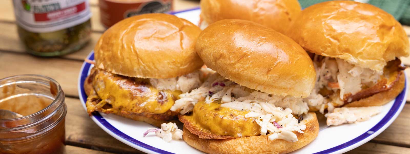 Smokehouse Chicken Burgers