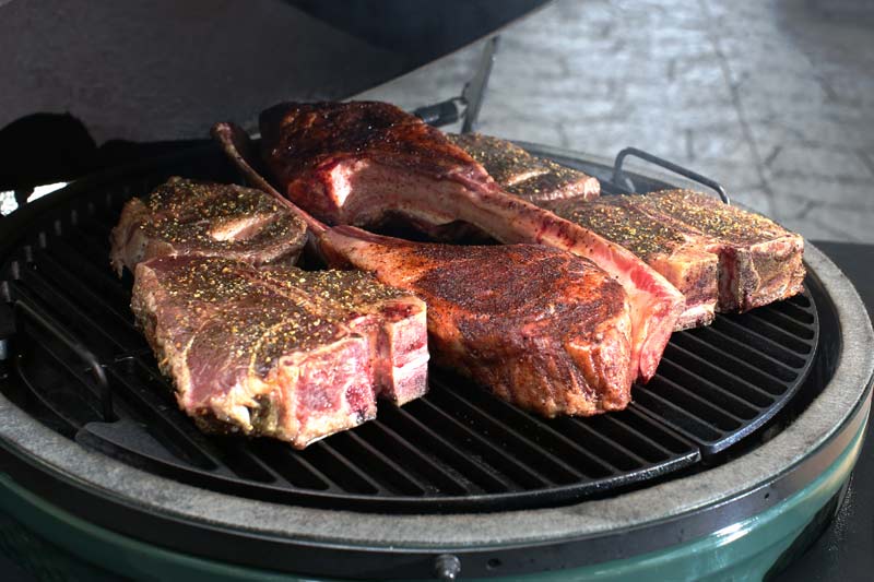 Steaks Cooking