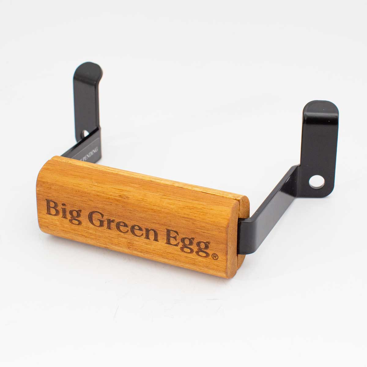 Complete handle replacement kit for a Small or MiniMax EGG, includes acacia wood handle and metal bracket.