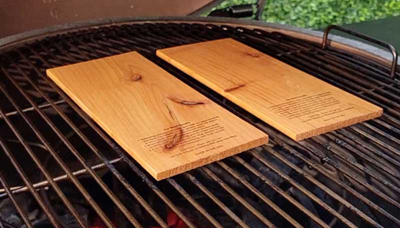 Seasoning planks