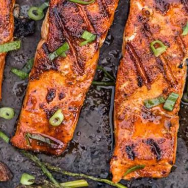 Grilled Salmon with Maple Glaze