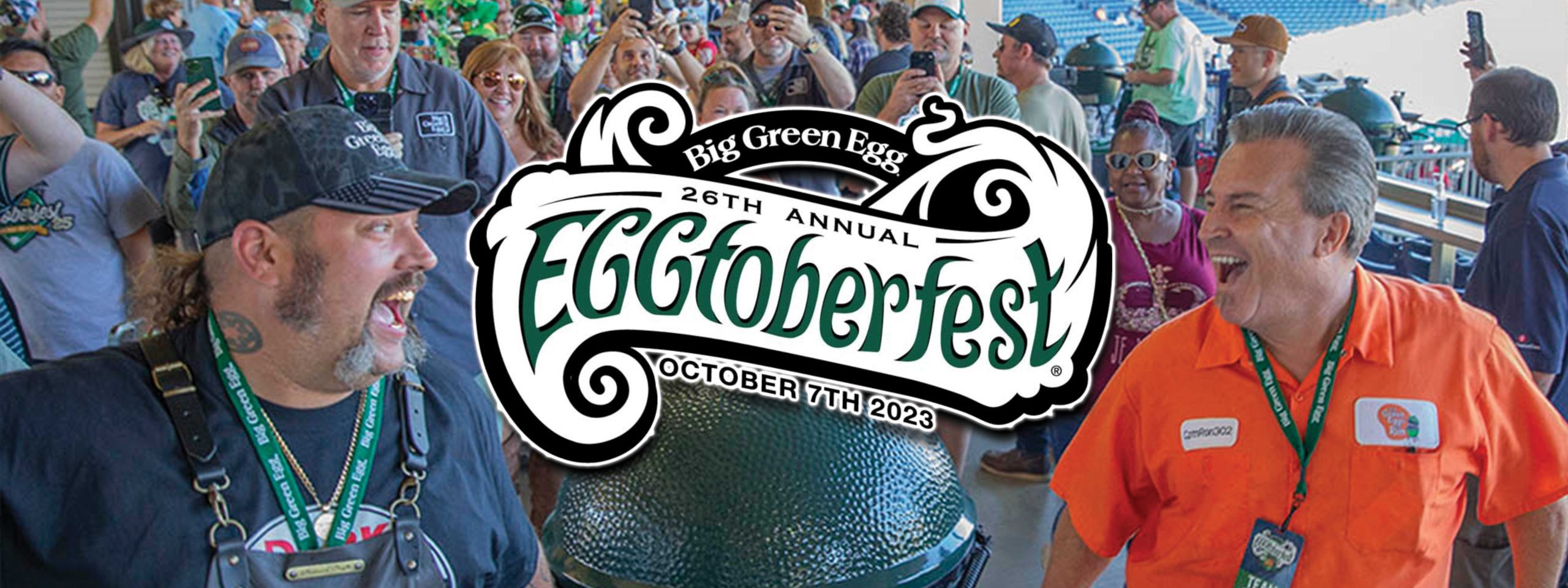 EGGtoberfest Banner with closing ceremony of EGGtoberfest.