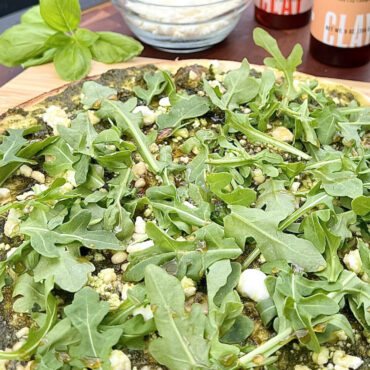 Pesto & Goat Cheese Pizza