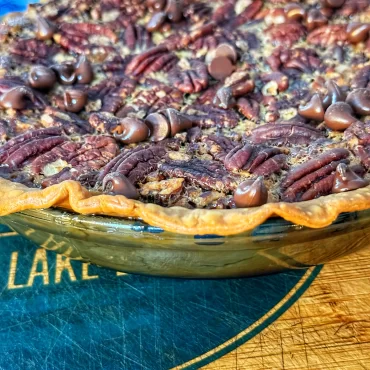 Chocolate Bourbon Pecan Pie